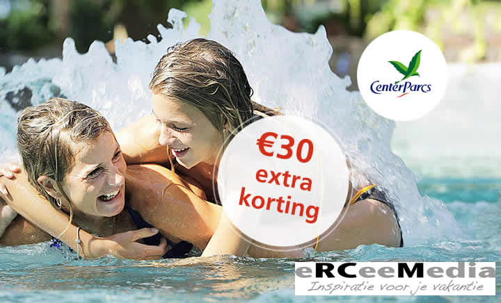 30 euro extra korting Center Parcs